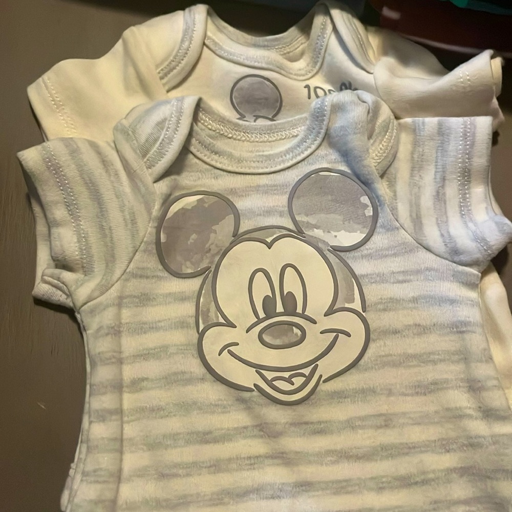 Mickey Mouse, Newborn, onesies, gender neutral, true to size